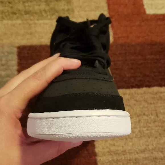 NEW Nike Court Vision Mid CD5466 008 Men's Black/White Size 8 - Picture 5 of 7